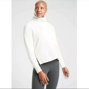 Athleta Double Cozy Karma Funnel Neck Sweater, size XL.